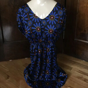 Fossil black arrow print sleeveless tunic, XS
